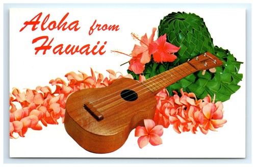 Postcard aloha from hawaii - postcard,